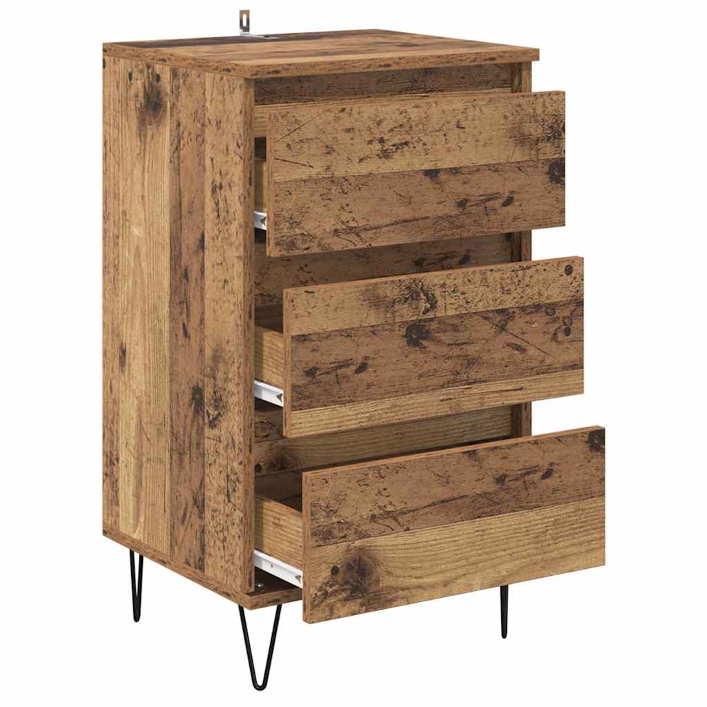 Sideboard Old Wood 40 x 35 x 70 cm Engineered Wood and Iron