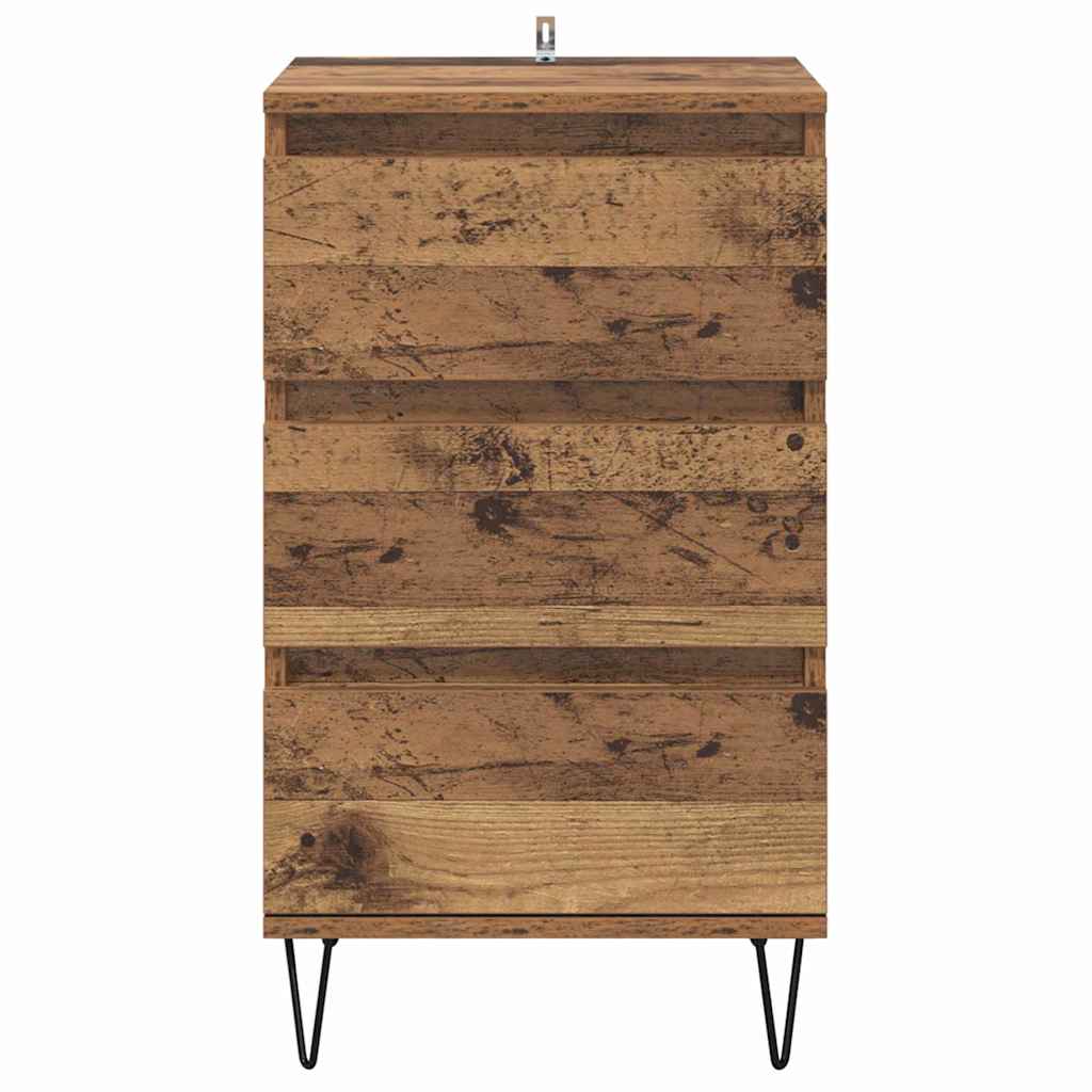 Sideboard Old Wood 40 x 35 x 70 cm Engineered Wood and Iron