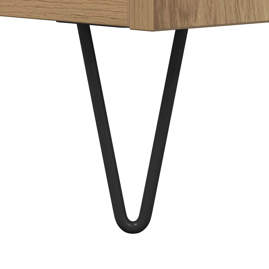 Sideboard Artisan Oak 40 x 35 x 70 cm Engineered Wood and Iron