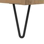 Sideboard Artisan Oak 40 x 35 x 70 cm Engineered Wood and Iron