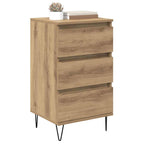 Sideboard Artisan Oak 40 x 35 x 70 cm Engineered Wood and Iron