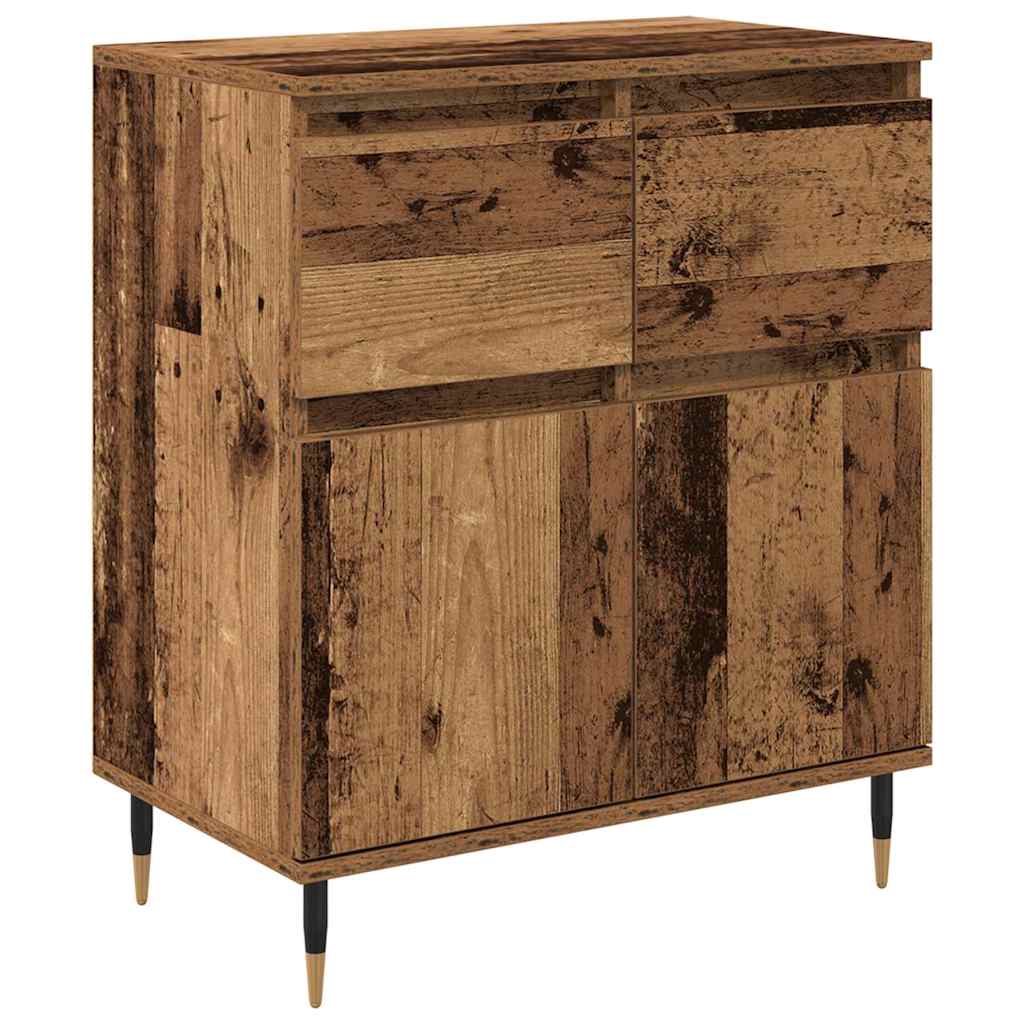 Sideboard Old Wood 60 x 35 x 70 cm Engineered Wood and Iron
