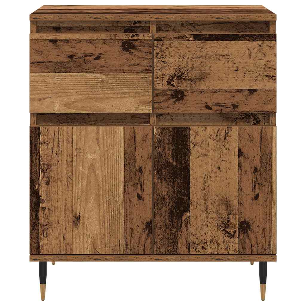 Sideboard Old Wood 60 x 35 x 70 cm Engineered Wood and Iron