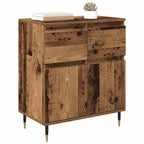 Sideboard Old Wood 60 x 35 x 70 cm Engineered Wood and Iron