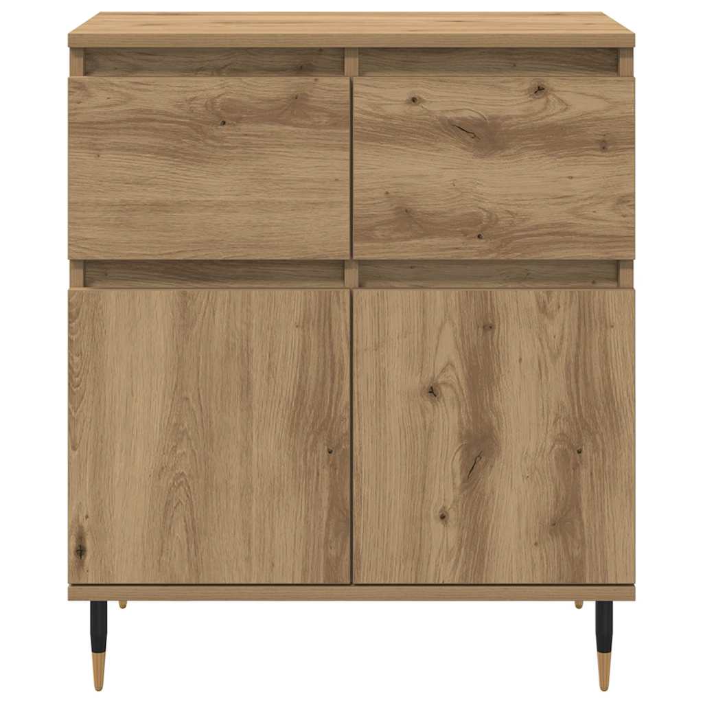 Sideboard Artisan Oak 60 x 35 x 70 cm Engineered Wood and Iron