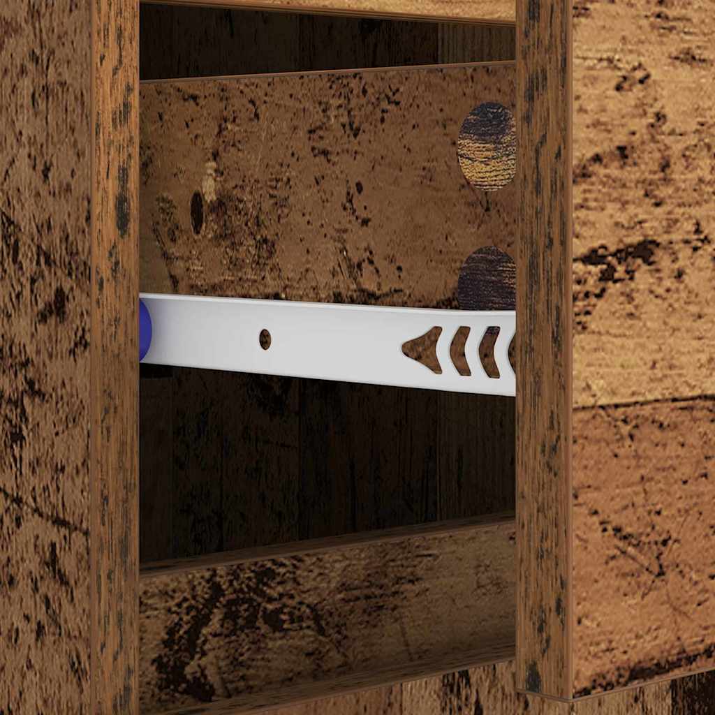 Sideboard Old Wood 60 x 35 x 70 cm Engineered Wood and Iron