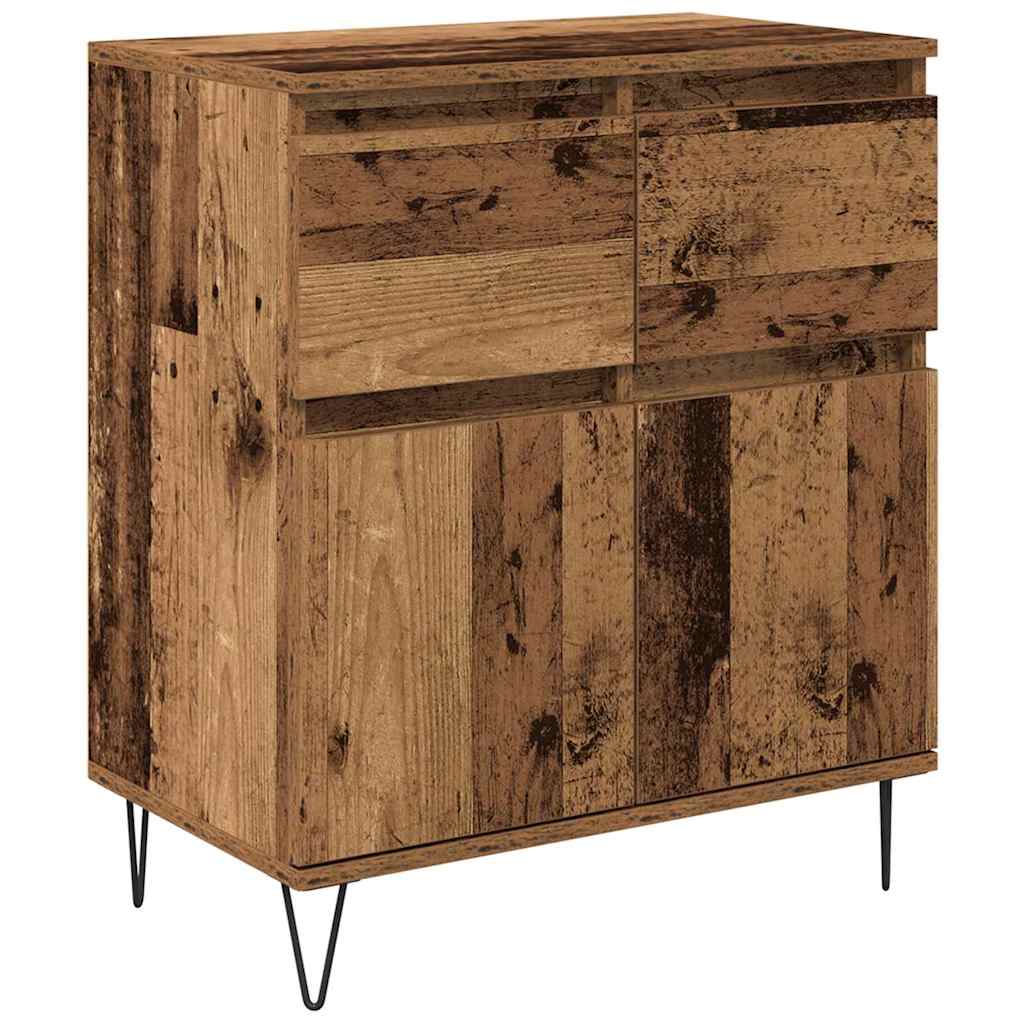 Sideboard Old Wood 60 x 35 x 70 cm Engineered Wood and Iron