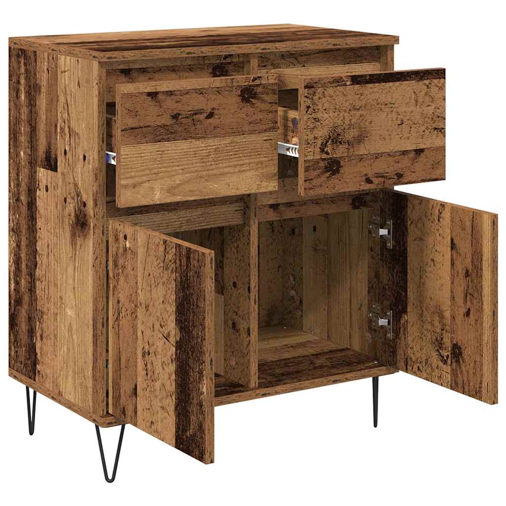 Sideboard Old Wood 60 x 35 x 70 cm Engineered Wood and Iron