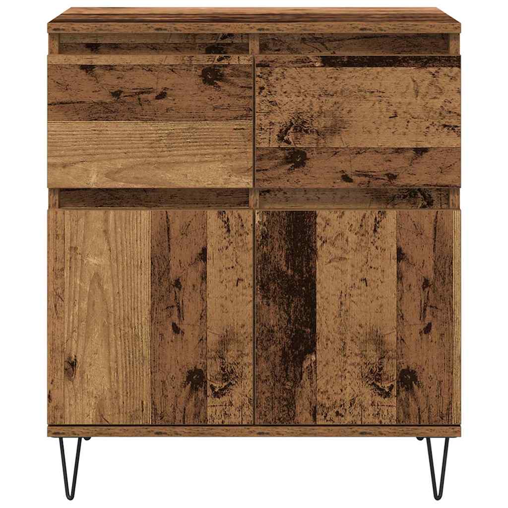 Sideboard Old Wood 60 x 35 x 70 cm Engineered Wood and Iron