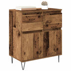 Sideboard Old Wood 60 x 35 x 70 cm Engineered Wood and Iron