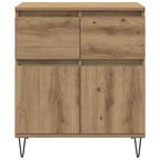 Sideboard Artisan Oak 60 x 35 x 70 cm Engineered Wood and Iron