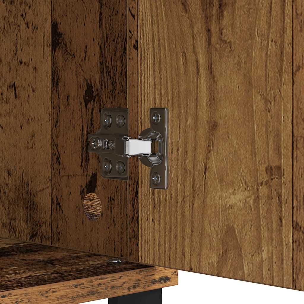 Sideboard Old Wood 60 x 35 x 70 cm Engineered Wood and Iron