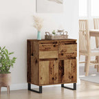 Sideboard Old Wood 60 x 35 x 70 cm Engineered Wood and Iron