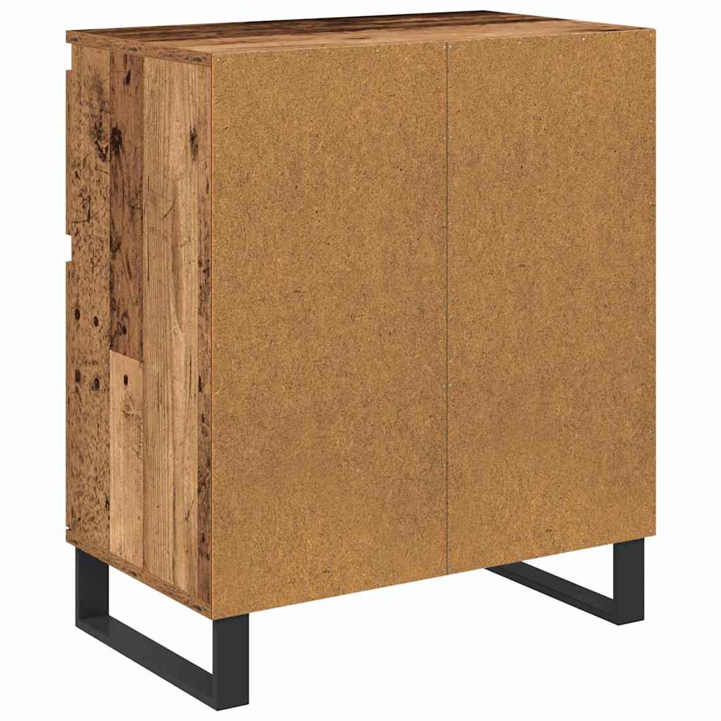 Sideboard Old Wood 60 x 35 x 70 cm Engineered Wood and Iron