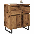 Sideboard Old Wood 60 x 35 x 70 cm Engineered Wood and Iron