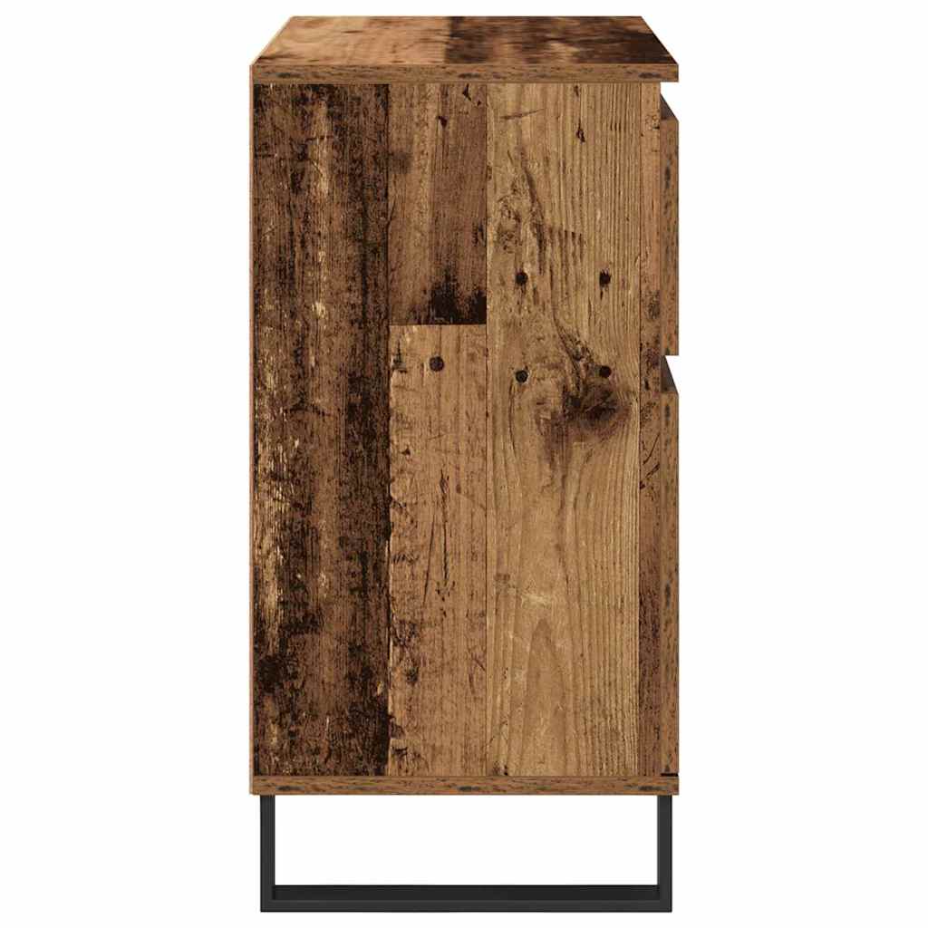 Sideboard Old Wood 60 x 35 x 70 cm Engineered Wood and Iron