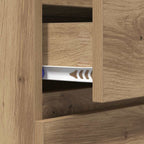 Sideboard Artisan Oak 60 x 35 x 70 cm Engineered Wood and Iron