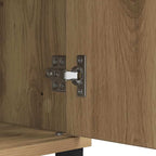 Sideboard Artisan Oak 60 x 35 x 70 cm Engineered Wood and Iron