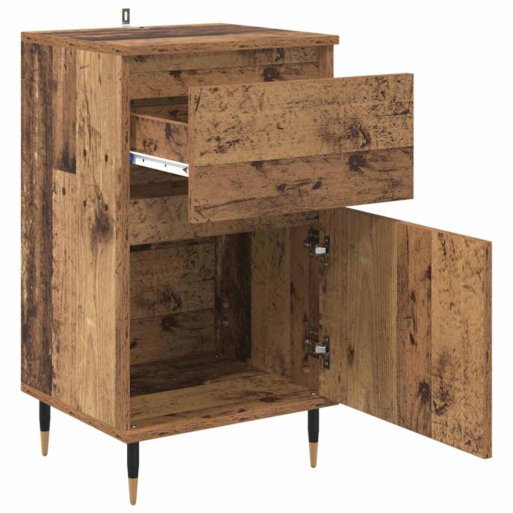 Sideboard Old Wood 40 x 35 x 70 cm Engineered Wood and Iron
