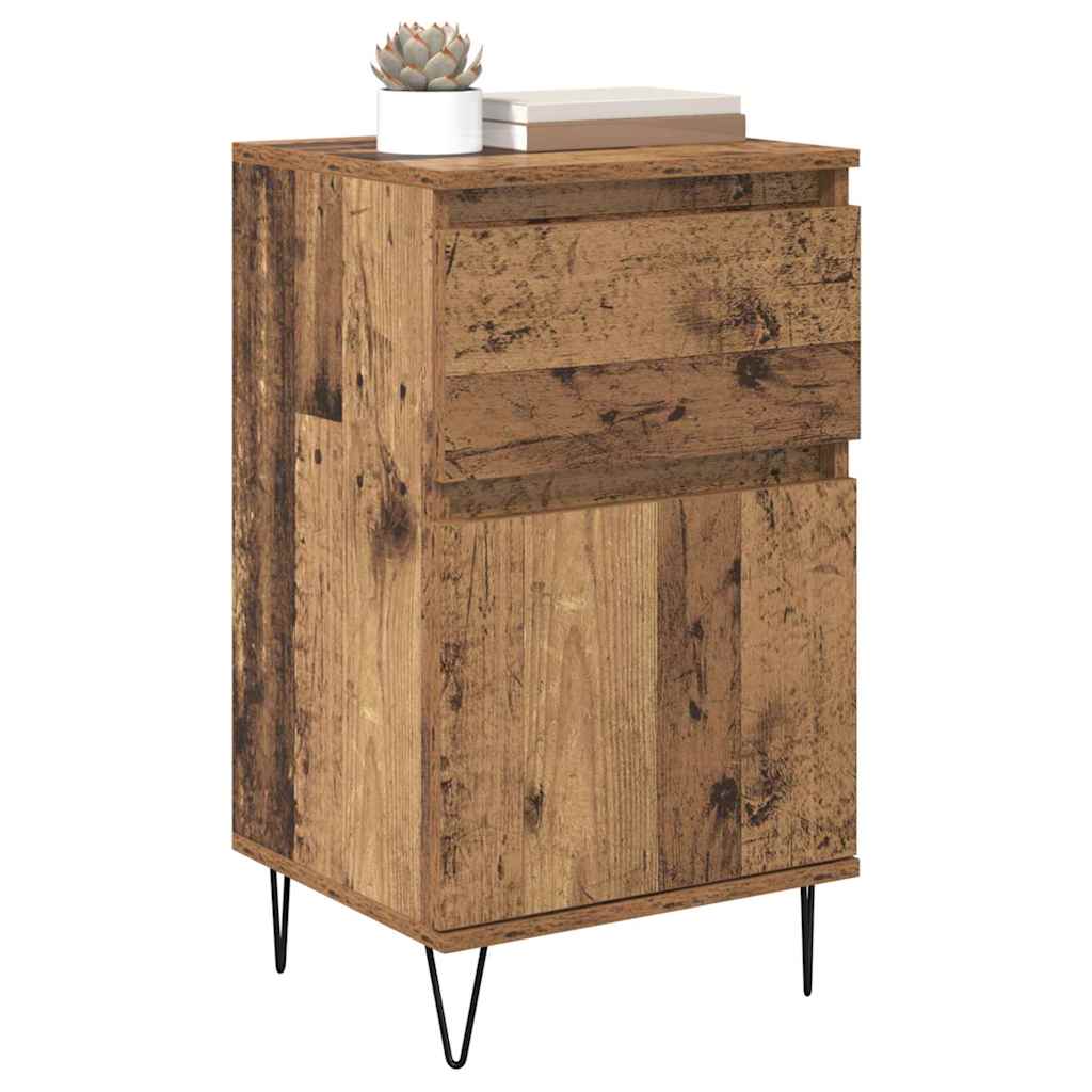 Sideboard with Drawer Old wood 35 x 40 x 70 cm Engineered wood