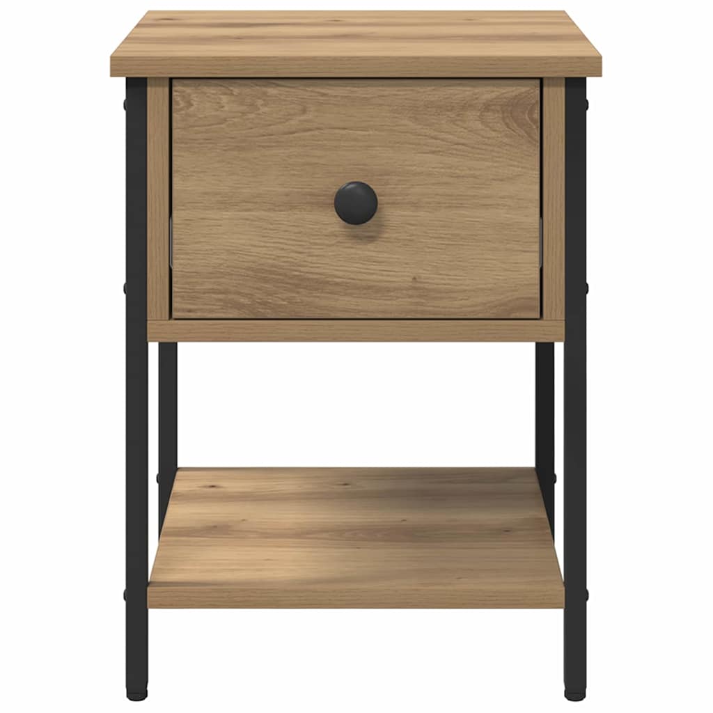Bedside Table Artisan Oak 34 x 35.5 x 45 cm Engineered Wood