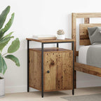 Bedside Cabinet Old Wood 40 x 42 x 60cm Engineered Wood