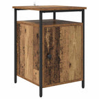 Bedside Cabinet Old Wood 40 x 42 x 60cm Engineered Wood