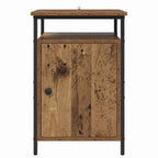 Bedside Cabinet 2 pcs Old Wood 40 x 42 x 60cm Engineered Wood