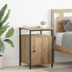Bedside Cabinet Artisan Oak 40 x 42 x 60cm Engineered Wood