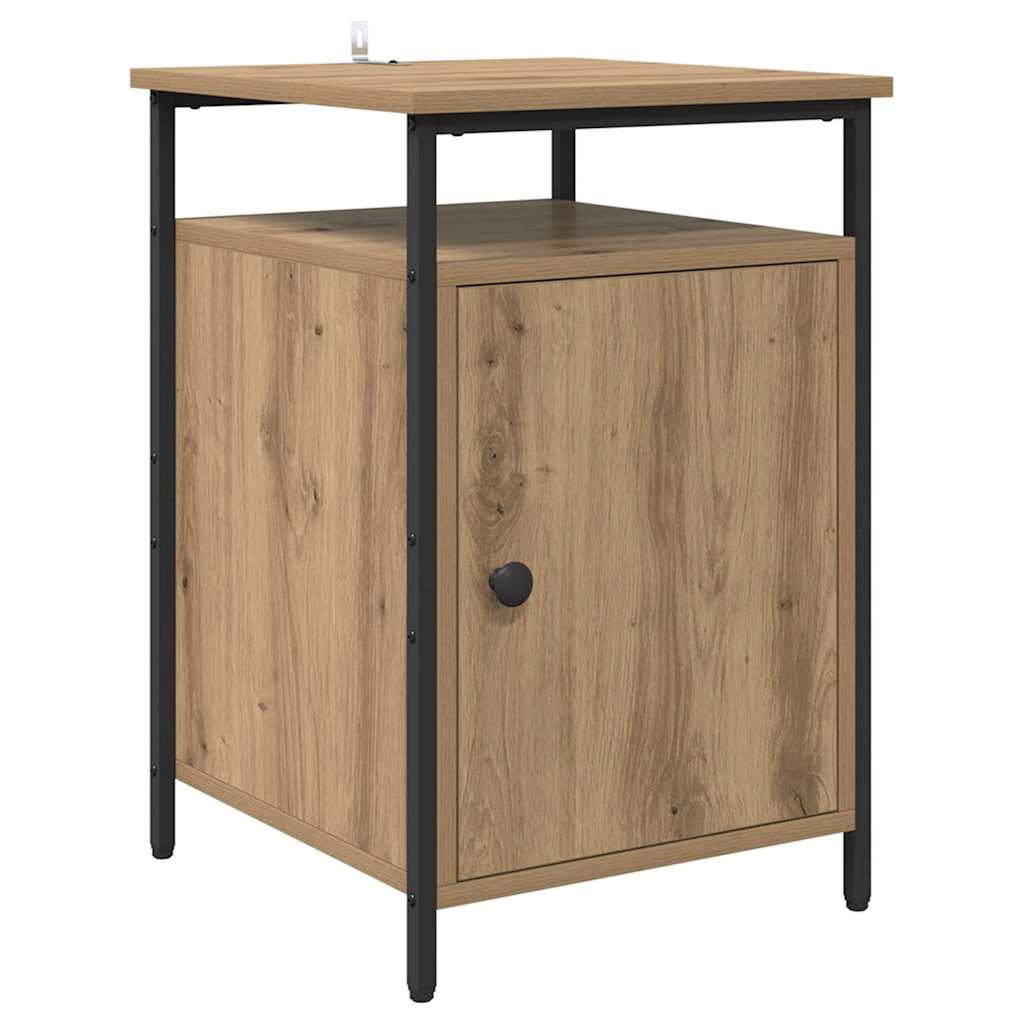 Bedside Cabinet Artisan Oak 40 x 42 x 60cm Engineered Wood