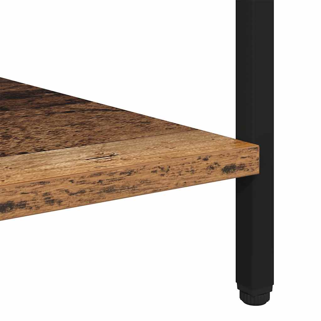 Bedside Table Old Wood 40 x 40 x 50 cm Engineered Wood