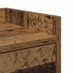 Bedside Table Old Wood 40 x 29 x 60 cm Engineered Wood