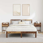 Bedside Table 2 pcs Old Wood 40 x 29 x 60 cm Engineered Wood