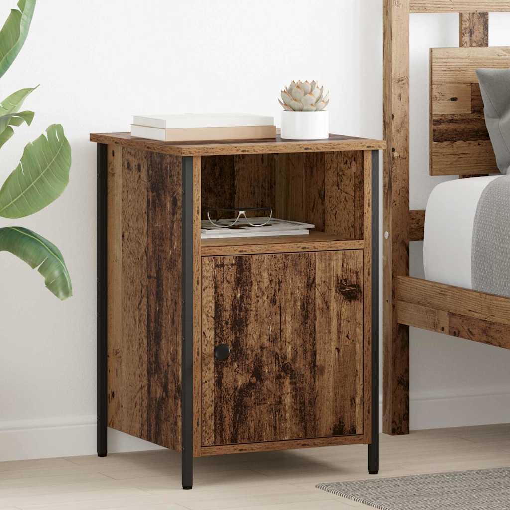 Bedside Cabinet 2 pcs Old Wood 40 x 42 x 60 cm Engineered Wood