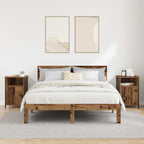 Bedside Cabinet 2 pcs Old Wood 40 x 42 x 60 cm Engineered Wood