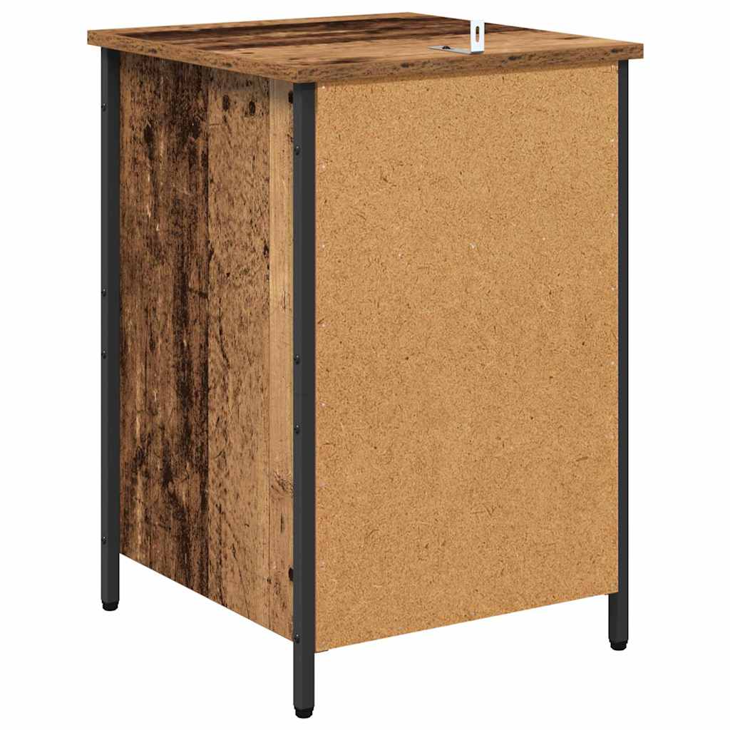 Bedside Cabinet 2 pcs Old Wood 40 x 42 x 60 cm Engineered Wood