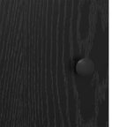 Bedside Cabinet Black Oak 40 x 42 x 60 cm Engineered Wood