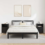 Bedside Cabinet 2 pcs Black Oak 40 x 42 x 60 cm Engineered Wood