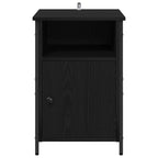 Bedside Cabinet 2 pcs Black Oak 40 x 42 x 60 cm Engineered Wood