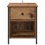 Bedside Cabinet Old Wood 40 x 42 x 50 cm Engineered Wood
