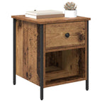 Bedside Cabinet Old Wood 40 x 42 x 50 cm Engineered Wood