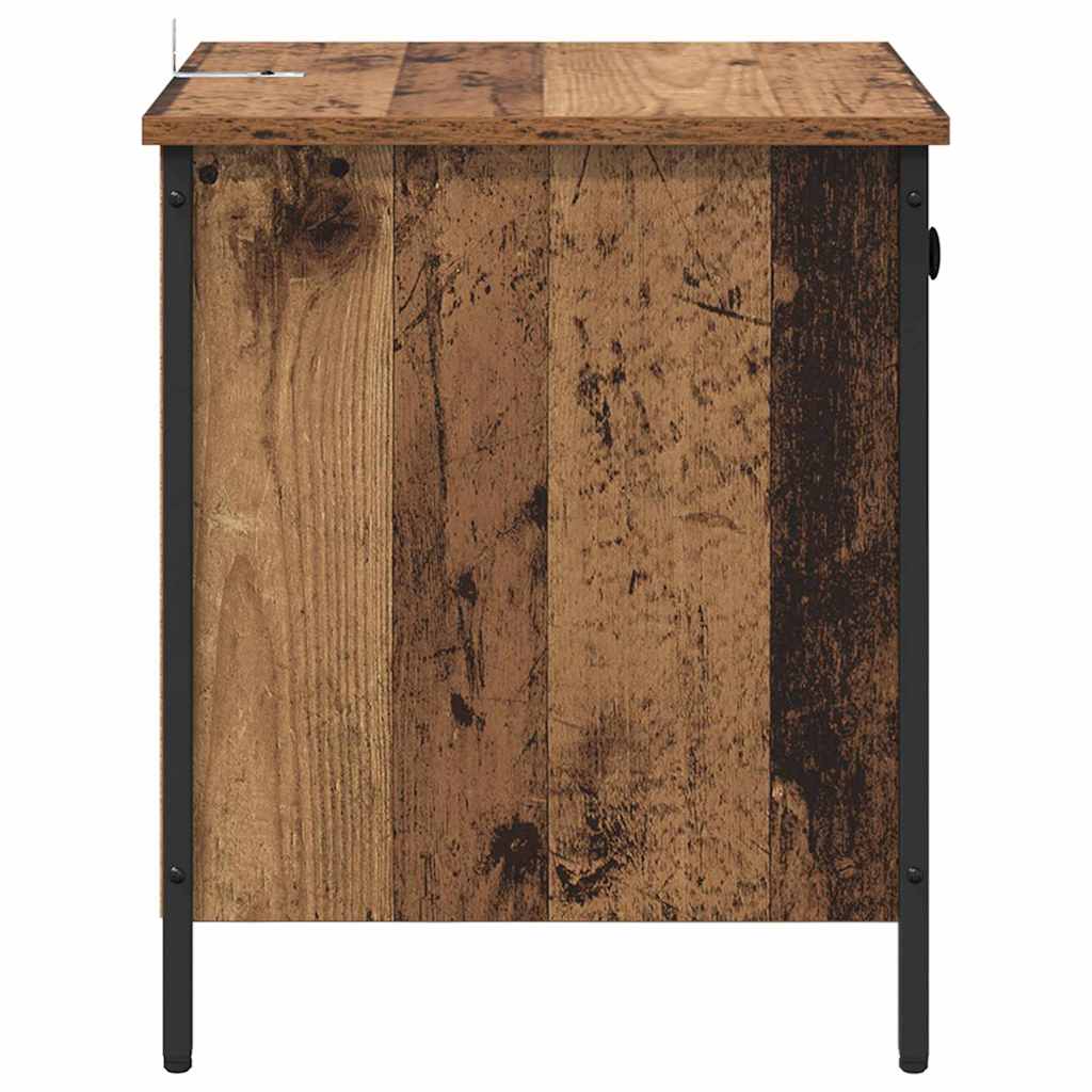 Bedside Cabinet Old Wood 40 x 42 x 50 cm Engineered Wood
