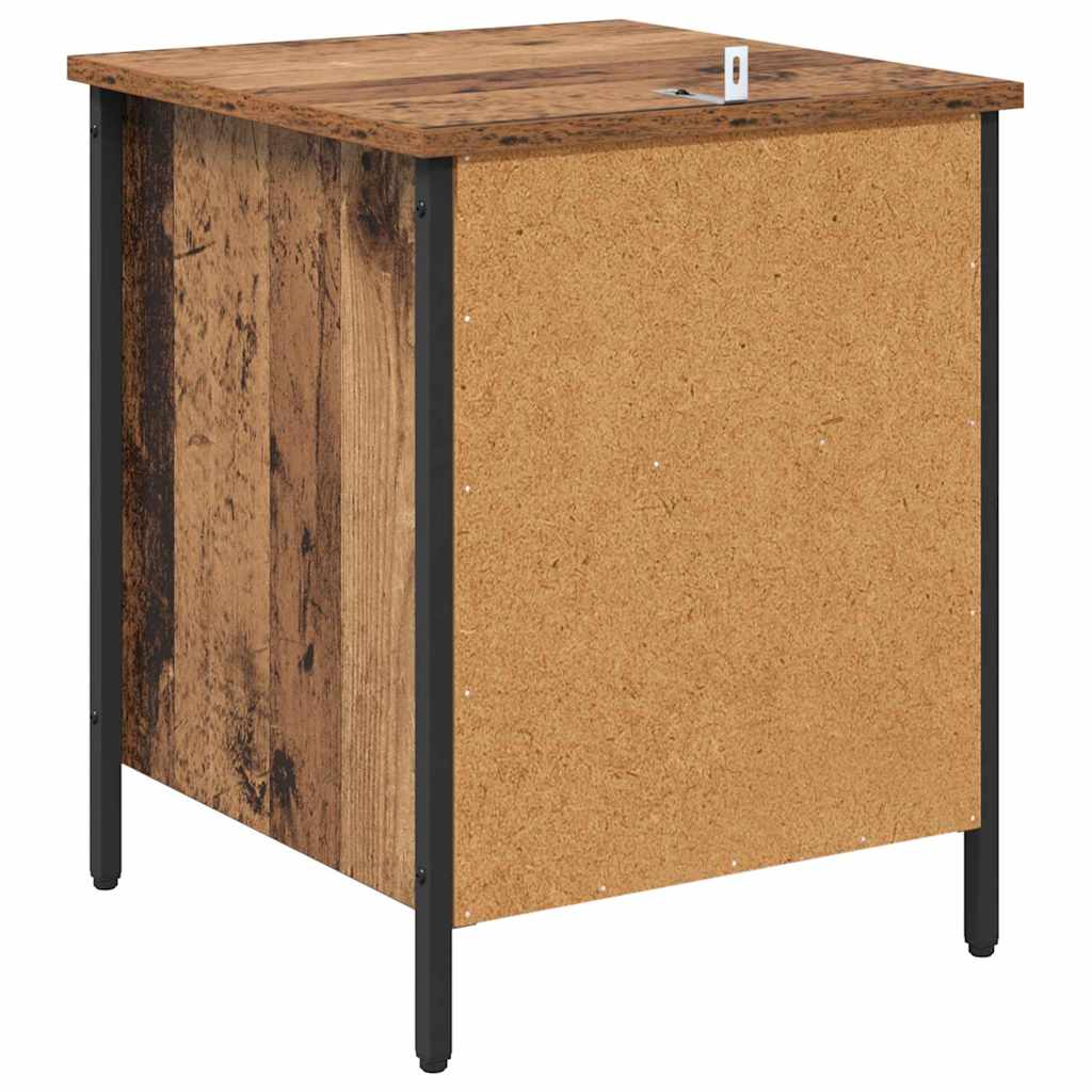 Bedside Cabinet 2 pcs Old Wood 40 x 42 x 50 cm Engineered Wood