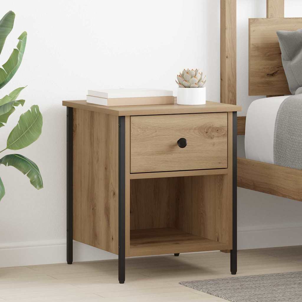 Bedside Cabinet Artisan Oak 40 x 42 x 50 cm Engineered Wood