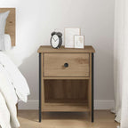 Bedside Cabinet Artisan Oak 40 x 42 x 50 cm Engineered Wood