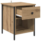Bedside Cabinet Artisan Oak 40 x 42 x 50 cm Engineered Wood