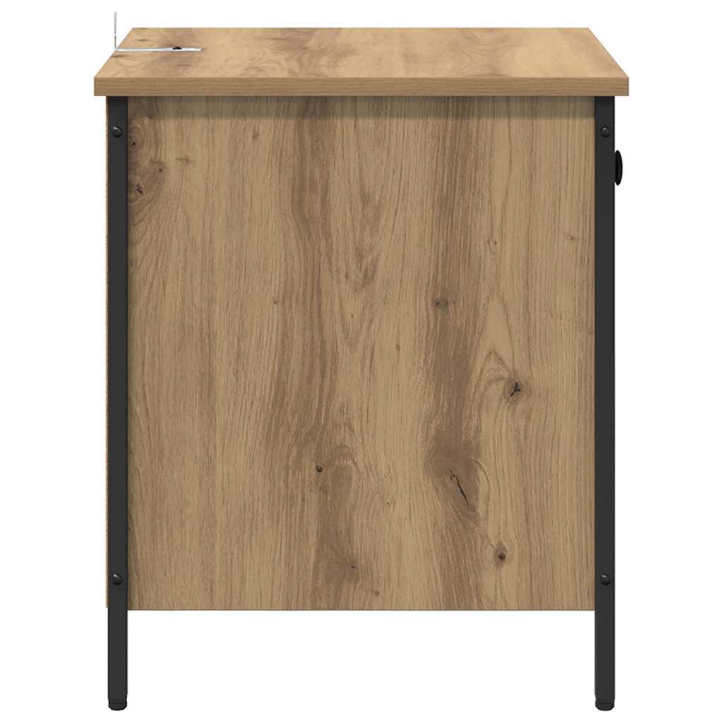 Bedside Cabinet with Drawer 2 pcs Artisan Oak 40 x 42 x 50 cm