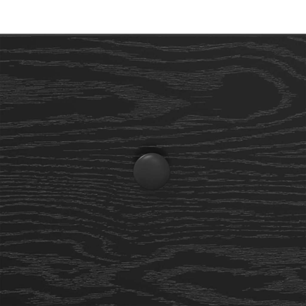 Bedside Cabinet 2 pcs Black Oak 40 x 42 x 50 cm Engineered Wood