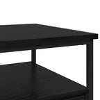 Bedside Cabinet Black Oak 40 x 42 x 56 cm Engineered Wood