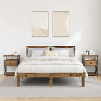 Bedside Cabinet 2 pcs Old Wood 40 x 42 x 55 cm Engineered Wood